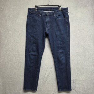 Bonobos Jeans Mens 34x29 Blue Dark Wash Slim Taper Fit Travel Stretch Denim